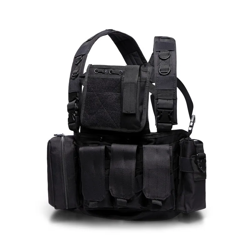 Chaleco táctico de reconocimiento MOLLE RRV – Camuflaje CS con bolsillo EDC - imagen 2