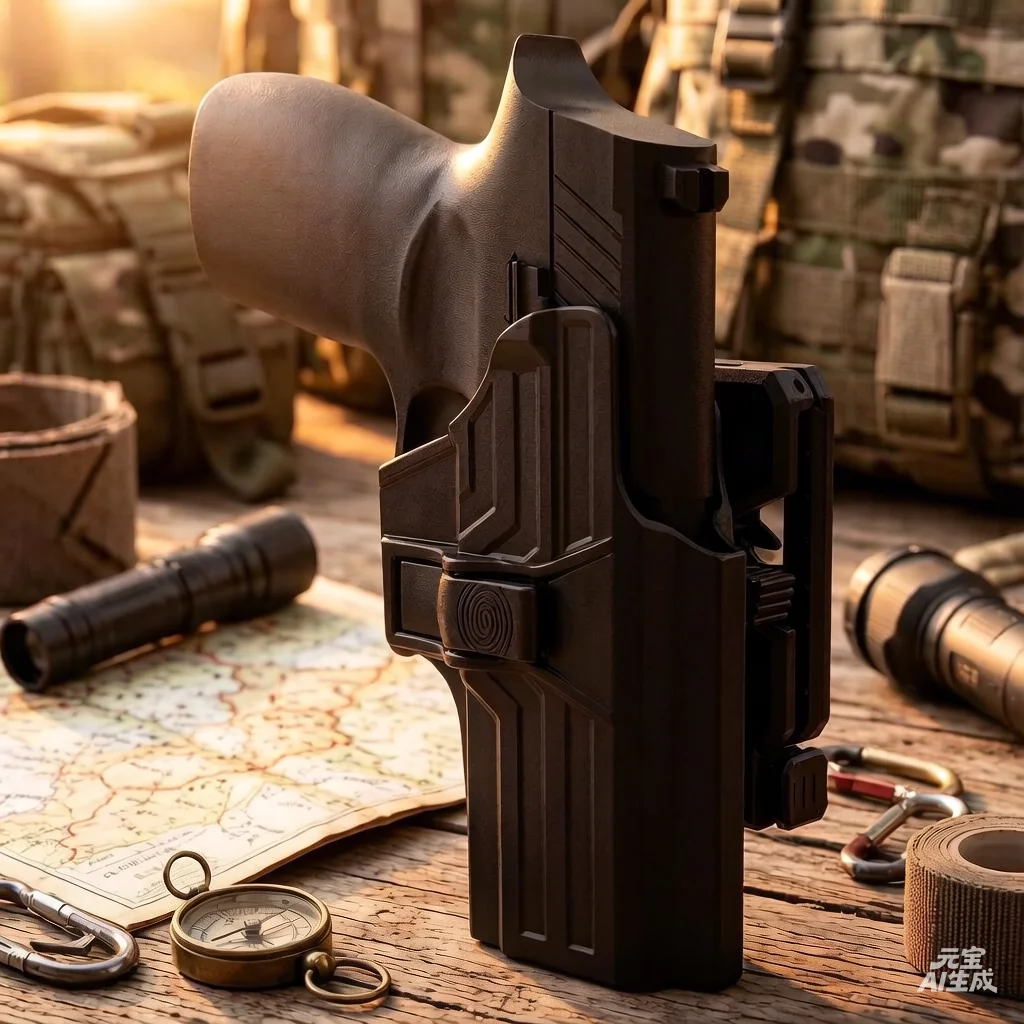 Funda táctica SIG P320 exterior de cintura con liberación rápida - imagen 5