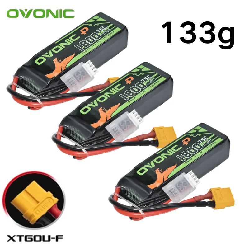 Ovonic batería LiPo RC con conector XT60 para dron FPV - imagen 4