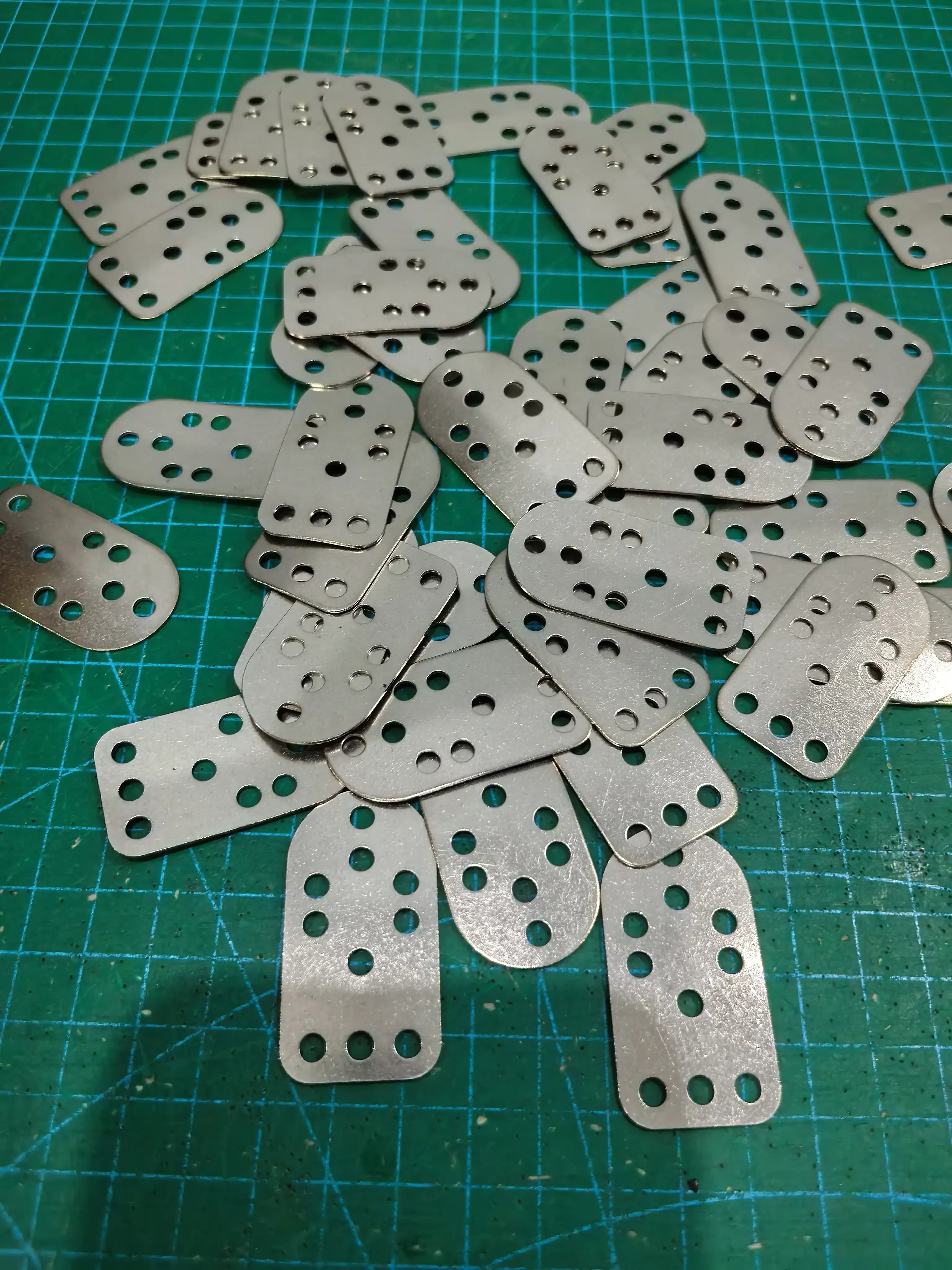 Detalle de placas de armadura