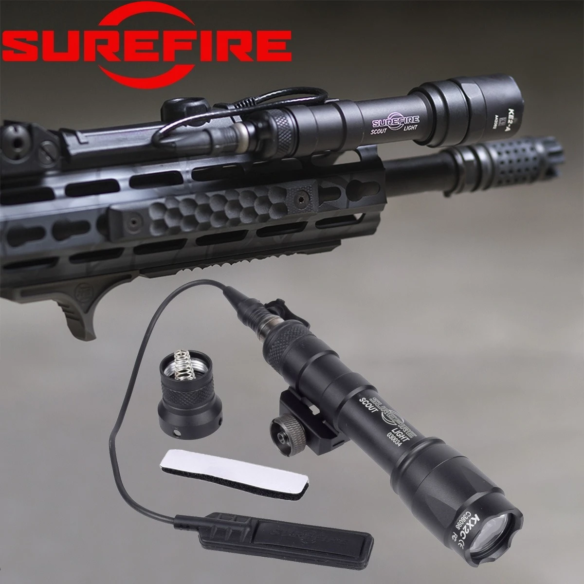 SureFire M300 M600 M600C linterna táctica AR15 con mando remoto - imagen 5
