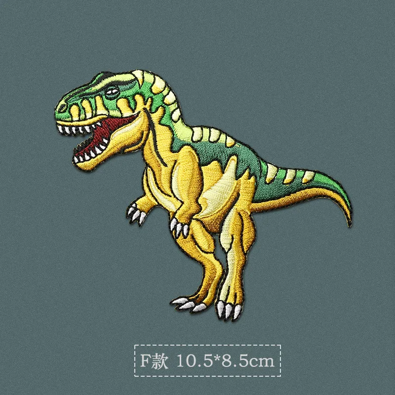 Parche termoadhesivo bordado dinosaurio para ropa – reparar y decorar - imagen 5