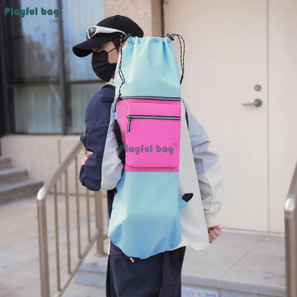 Mochila para monopatín multifuncional con bolsa de transporte - imagen 4