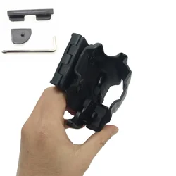 Funda pistola compacta extracción rápida mano derecha para caza y tiro
