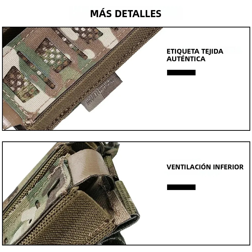 SINAIRSOFT Portacargadores táctico MP5 MP7 con correas elásticas - imagen 2
