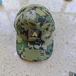 Gorra béisbol de algodón transpirable con protección UV y pegatina