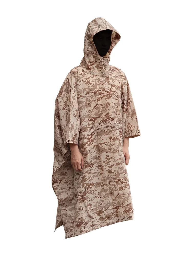 Chubasquero táctico AOR1 impermeable con capa de lluvia - imagen 3
