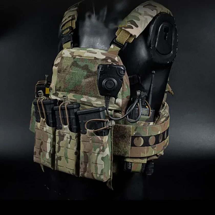 Chaleco táctico MOLLE elástico lateral con bolsa para radio - imagen 5