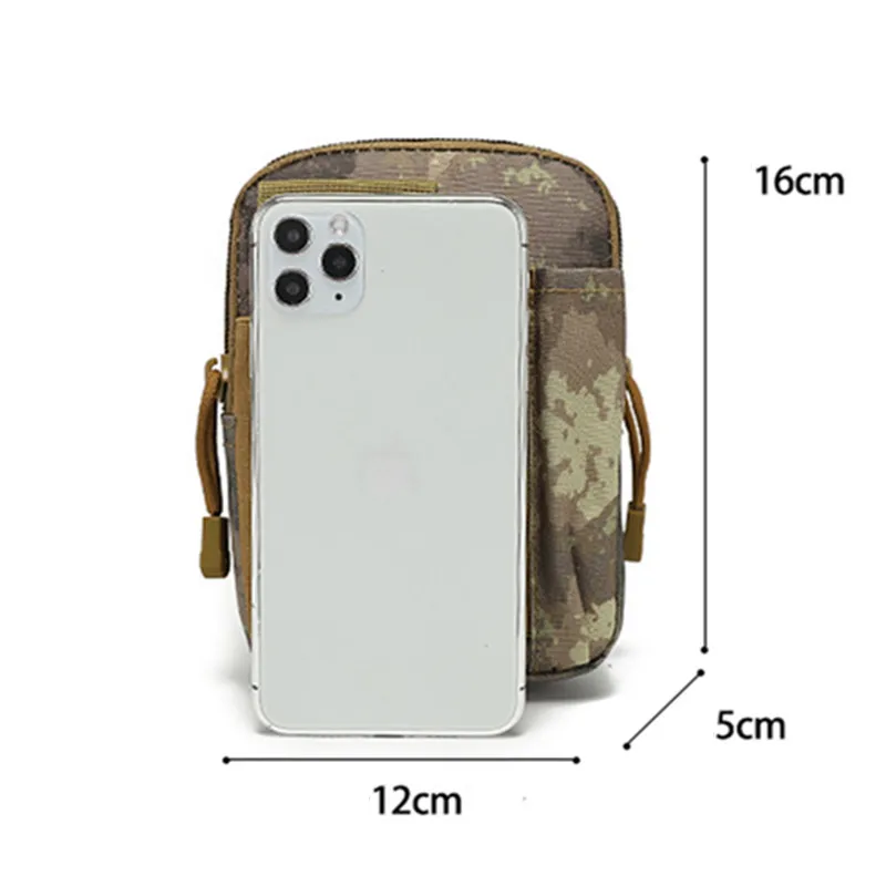 Riñonera táctica MOLLE multicolor para caza y pesca