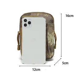 Riñonera táctica MOLLE multicolor para caza y pesca