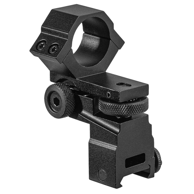 Soporte Picatinny con anillos 1 pulgada – Montaje alto para mira táctica y linterna - imagen 5