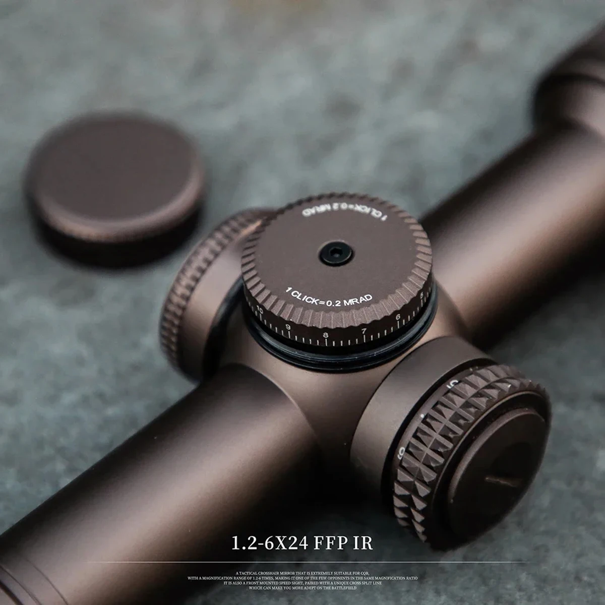 Mira telescópica LPVO FFP ajustable para rifle de caza exterior - imagen 3