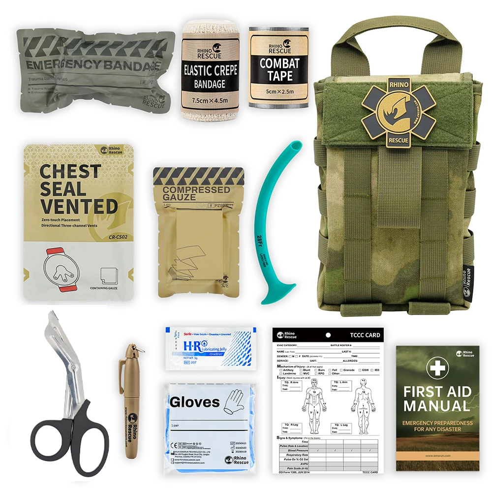 RHINO RESCUE Bolsa IFAK MOLLE Primeros Auxilios – Senderismo y Camping - imagen 4