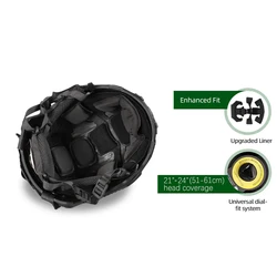 FAST MH Casco táctico airsoft de plástico ABS para entrenamiento
