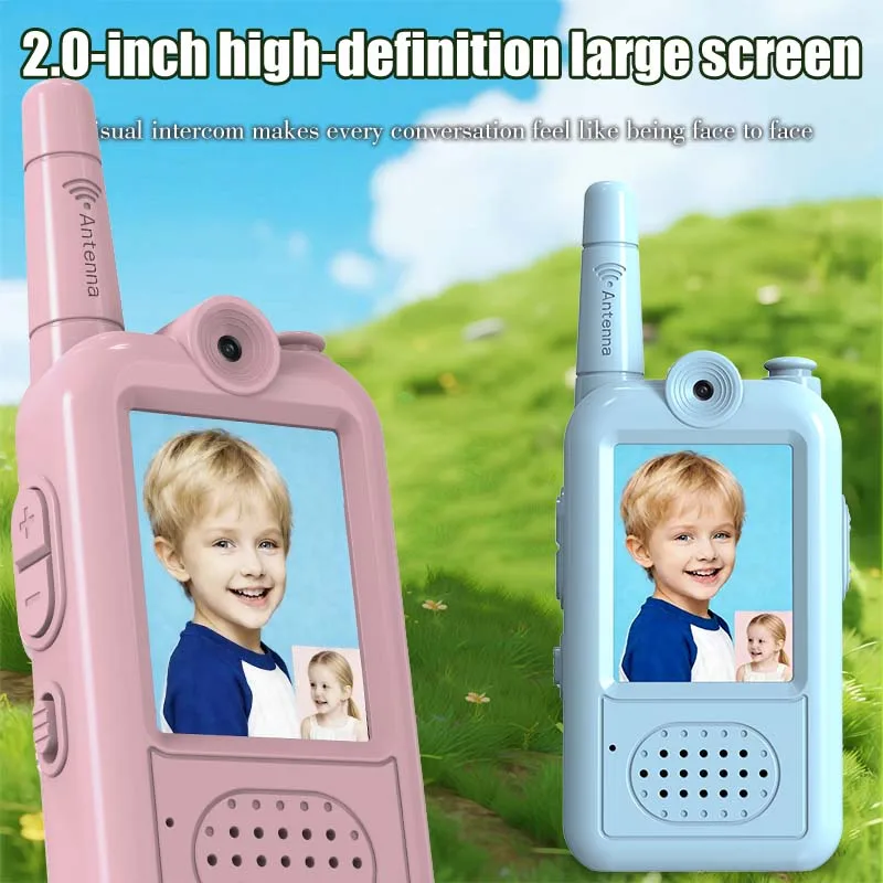 AIRITON Walkie Talkie JK201 recargable con vídeo para niños
