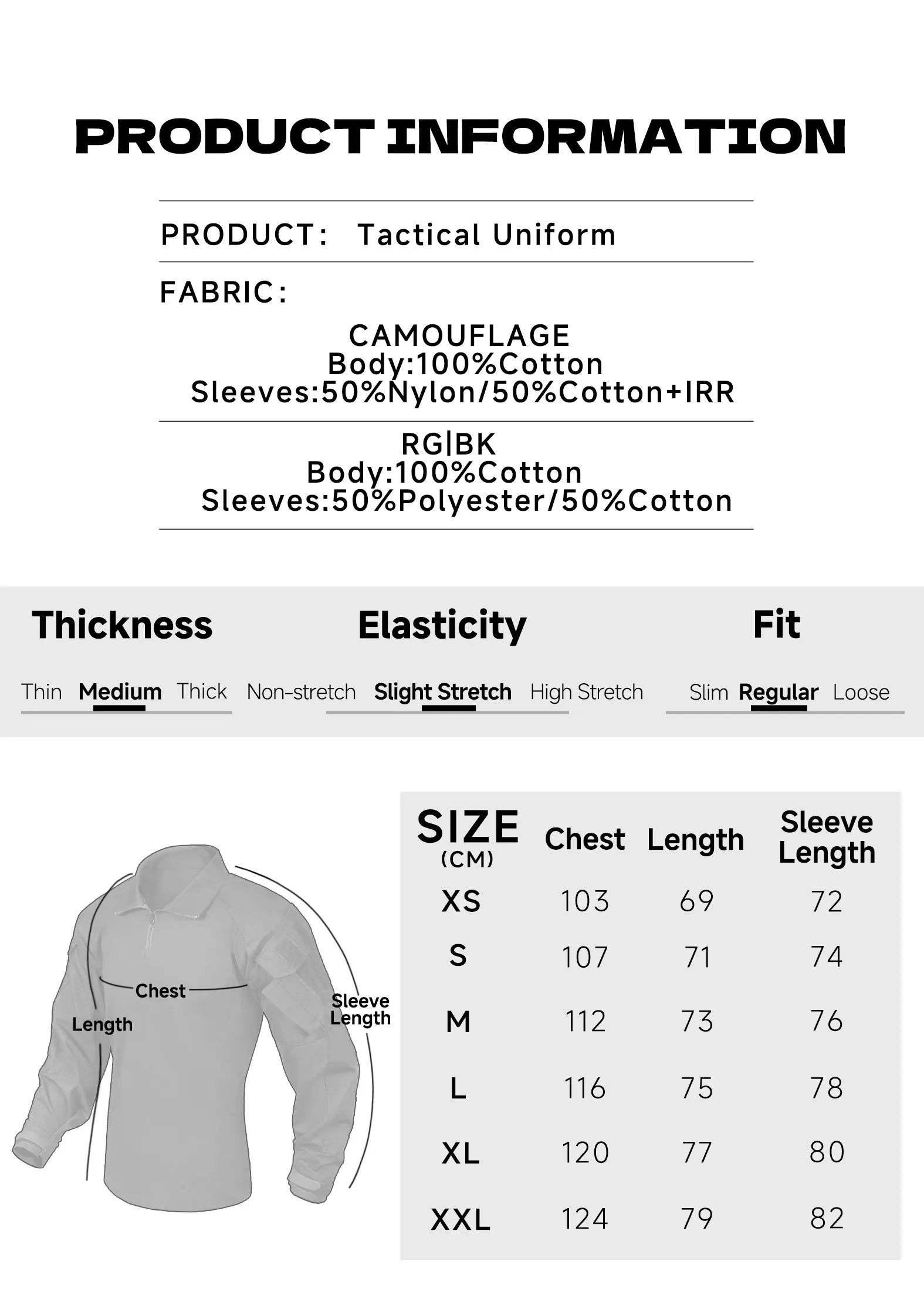 Camisa Táctica Hombre Manga Larga – Tejido Técnico para Caza y Senderismo - imagen 5