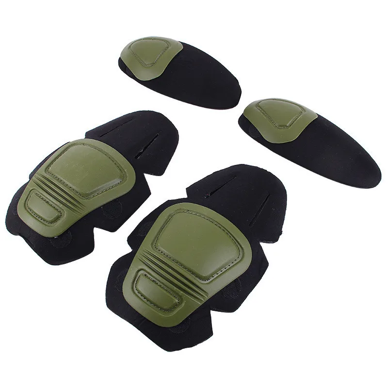 Rodillera táctica EVA militar antiimpactos para airsoft y caza - imagen 2
