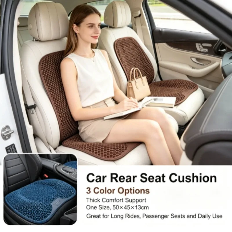 Cojín de gel para coche transpirante y ventilado de verano