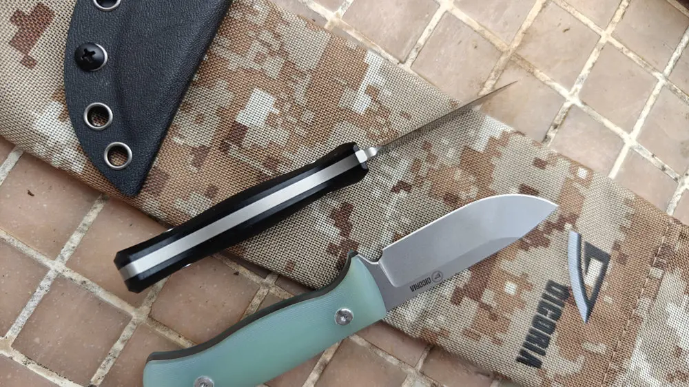 DICORIA DK18 cuchillo EDC de hoja fija acero 14C28N G10 KYDEX - imagen 5