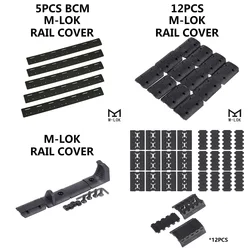 Cubierta riel táctica M-LOK perfil bajo, protección guardamanos