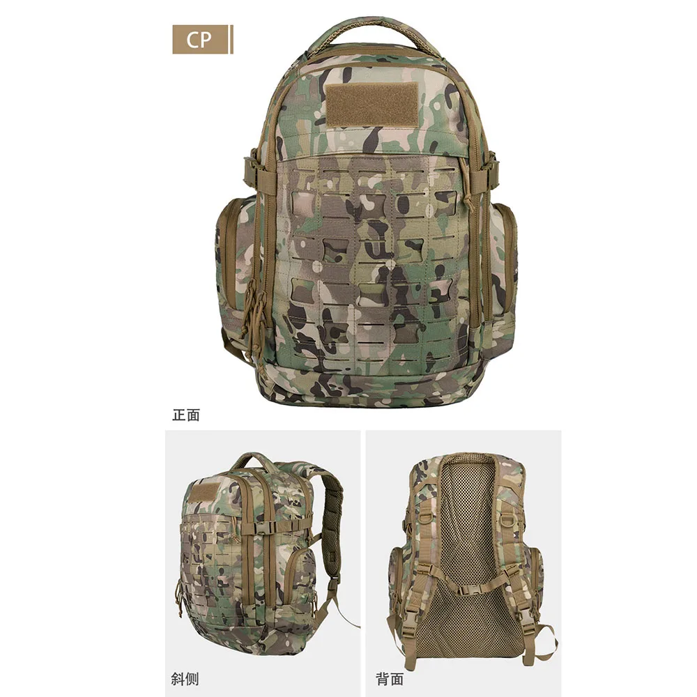 YAKEDA Mochila táctica Molle 600D nailon de asalto para exteriores