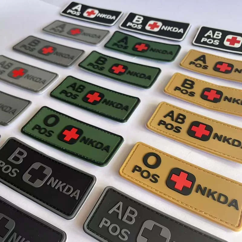 Parches tácticos de PVC con gancho – emblemas para mochila