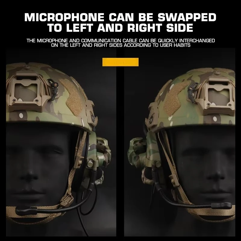 Auriculares Tácticos C5 para Casco, Orejeras Antirruido Tiro - imagen 5