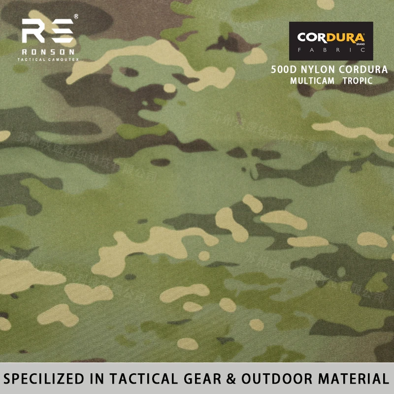 Cordura nylon 500D camuflaje Jungle CP impermeable PU