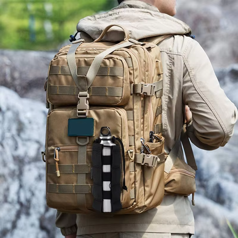 Portabotella táctico MOLLE – Sistema hidratación para outdoor resistente - imagen 4