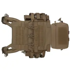 Portaplacas CS Serie R JPC: chaleco táctico con bolsas