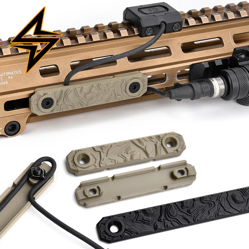 Cubierta de riel Contour M-LOK/KeyMod AR-15 bronce/negro - imagen 4