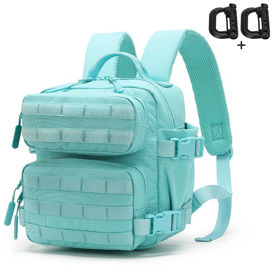 Mini mochila táctica 9L con sistema MOLLE y respaldo transpirable - imagen 3