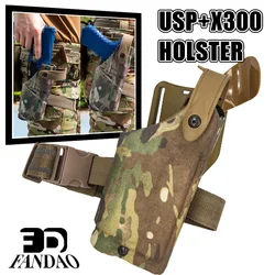 Funda táctica de liberación rápida QLS para pistolas diestros USP/M&P