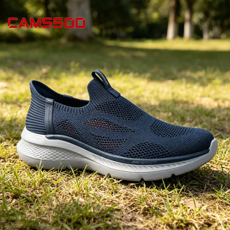 CAMSSOO Zapatillas de trekking ligeras transpirables para senderismo - imagen 3