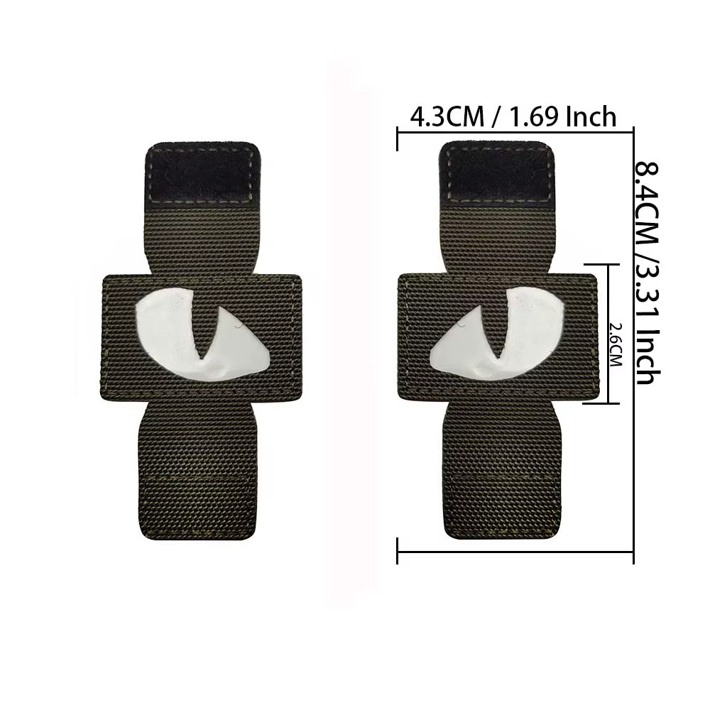Combat Ranger – Parche ojos de diablo táctico fluorescente con velcro - imagen 2