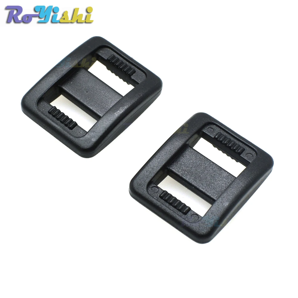 Deslizador Tri-Glide plástico 10 mm negro para correas de mochila - imagen 4