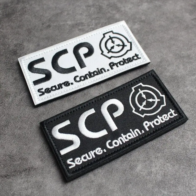Parche táctico bordado SCP con logotipo para chaqueta y brazalete - imagen 4