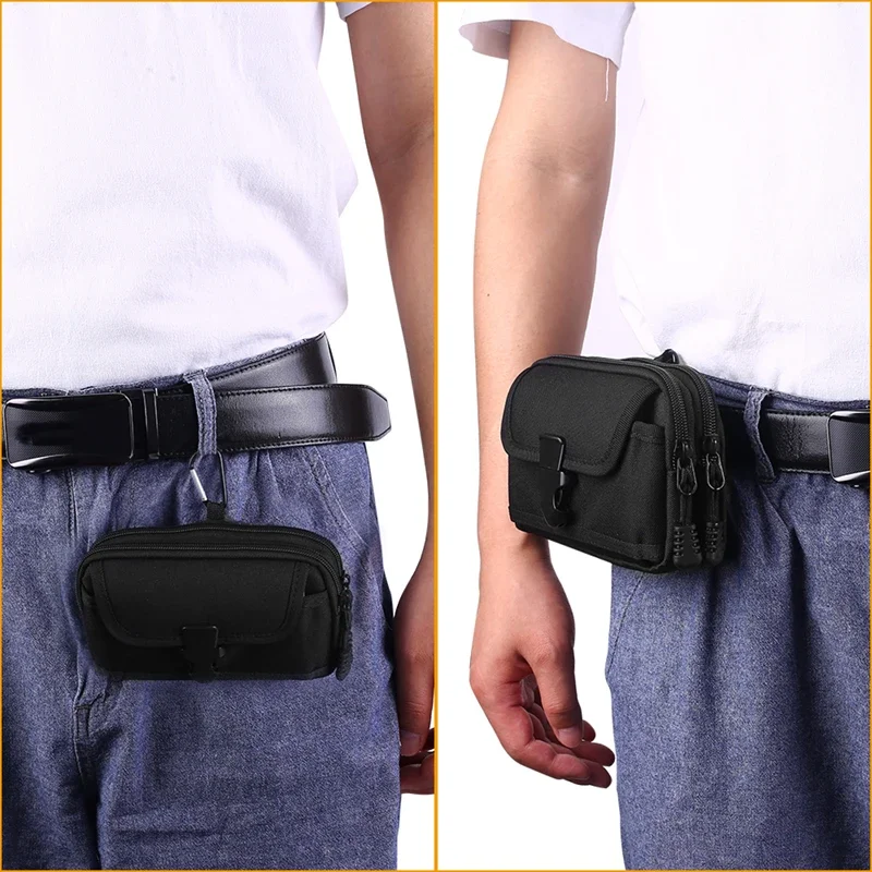 Funda táctica MOLLE para smartphone – EDC multiuso resistente - imagen 4