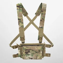 Chaleco táctico de nylon con bolsillo bajo el pecho