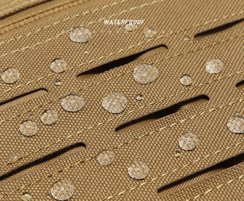 Detalle del tejido Oxford y acabados