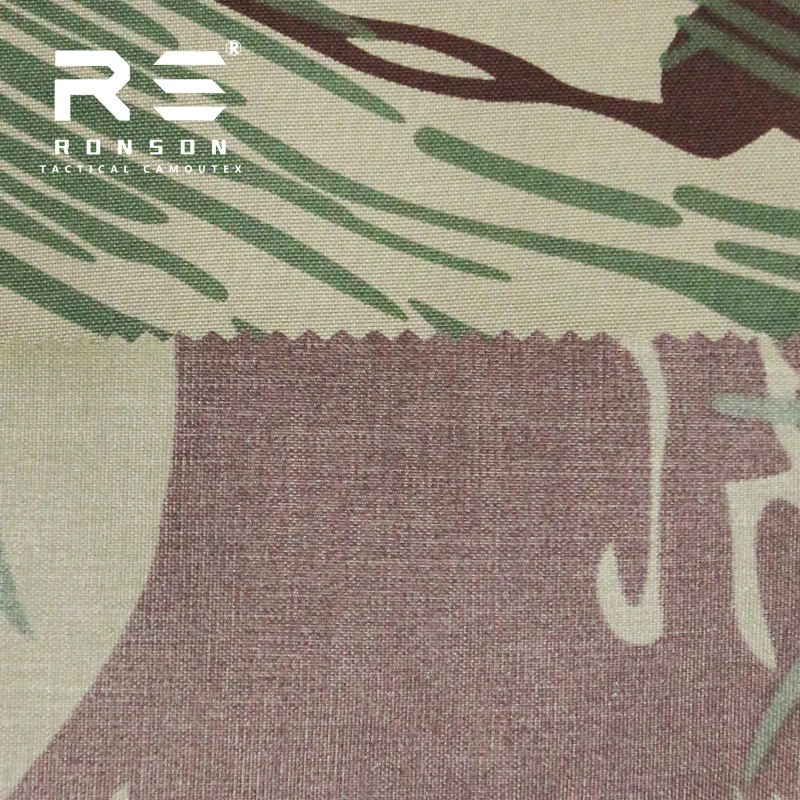 Tela táctica camuflaje rodesina Oxford de nailon para chaleco