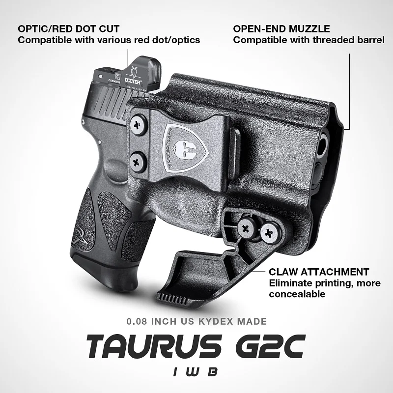 Taurus G2C G3C PT111 G2 PT140 – Funda IWB Kydex táctica diestra