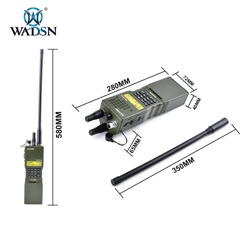 WADSN PRC-152 funda táctica radio softair con antena simulada - imagen 2