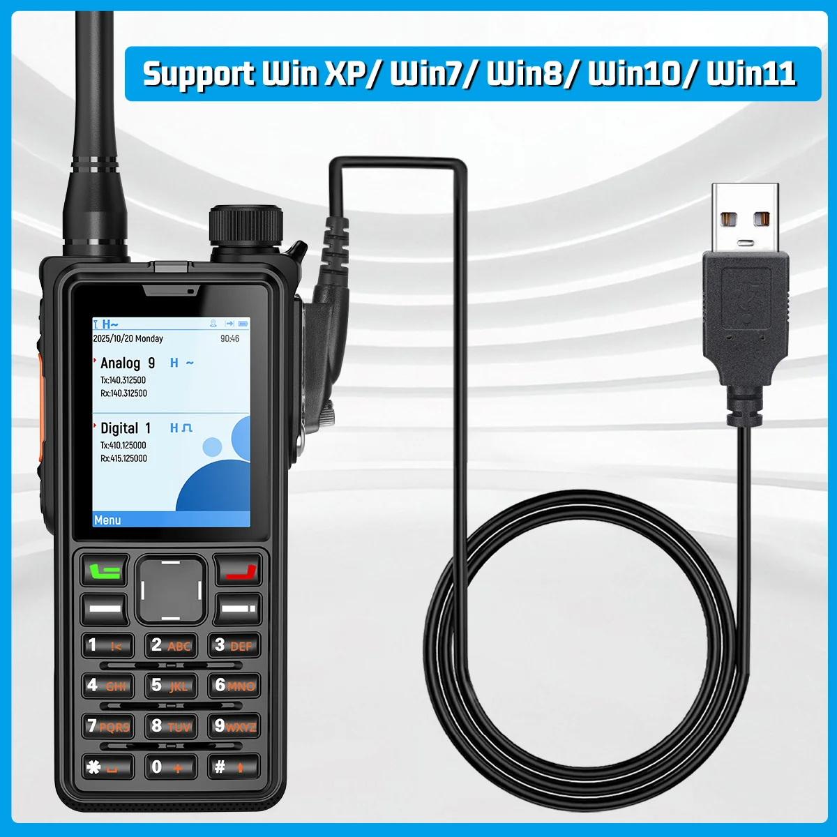 Cable USB programación ABBREE AR-880 para radio DMR - imagen 5