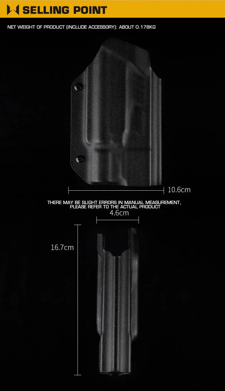 Funda para uso en airsoft y actividades al aire libre