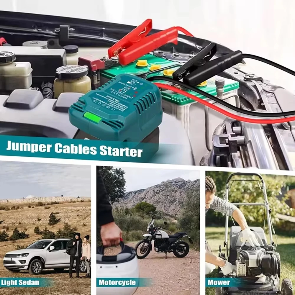 Makita cable arranque de emergencia batería litio alta resistencia - imagen 5