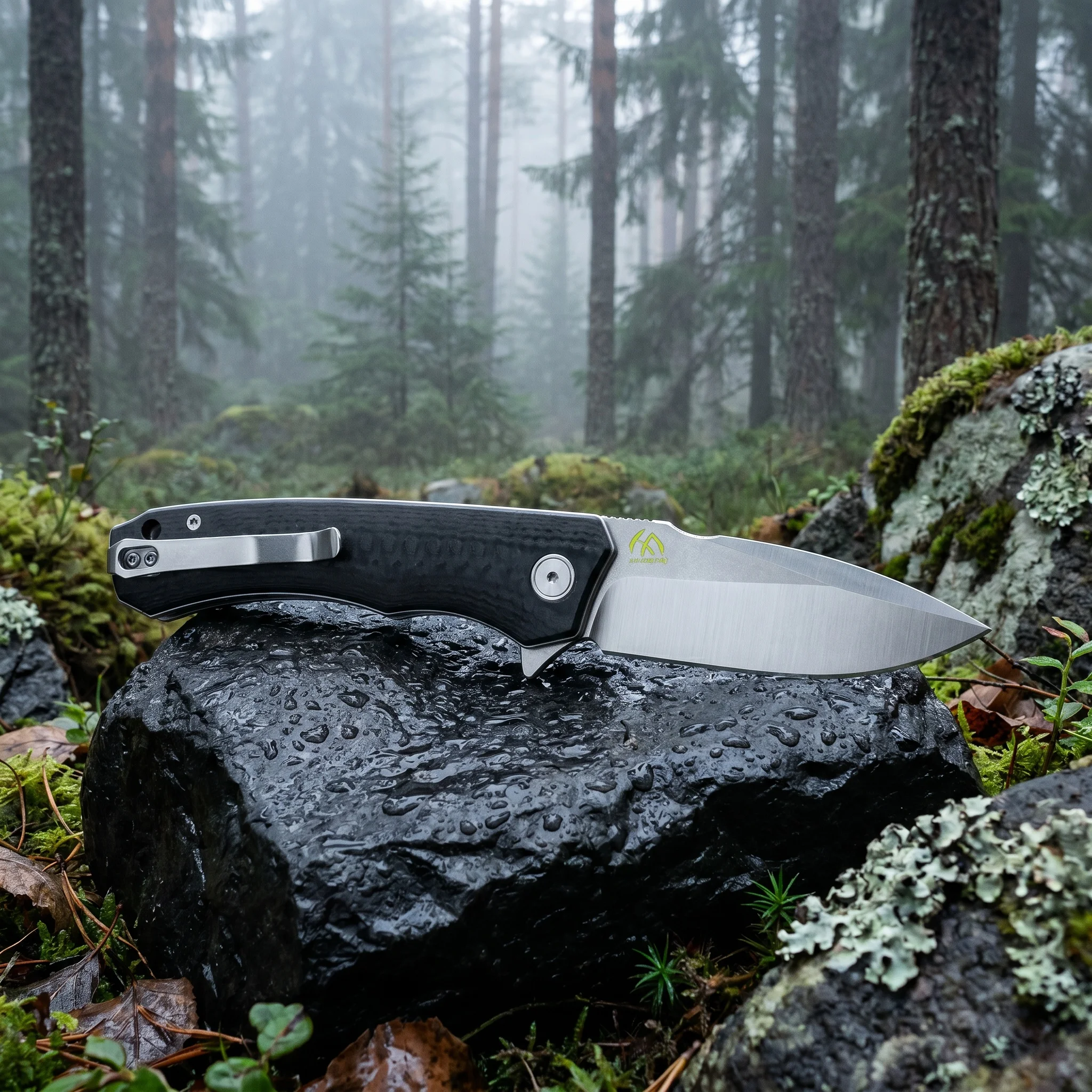Cuchillo plegable de acero para exteriores – herramienta táctica - imagen 3