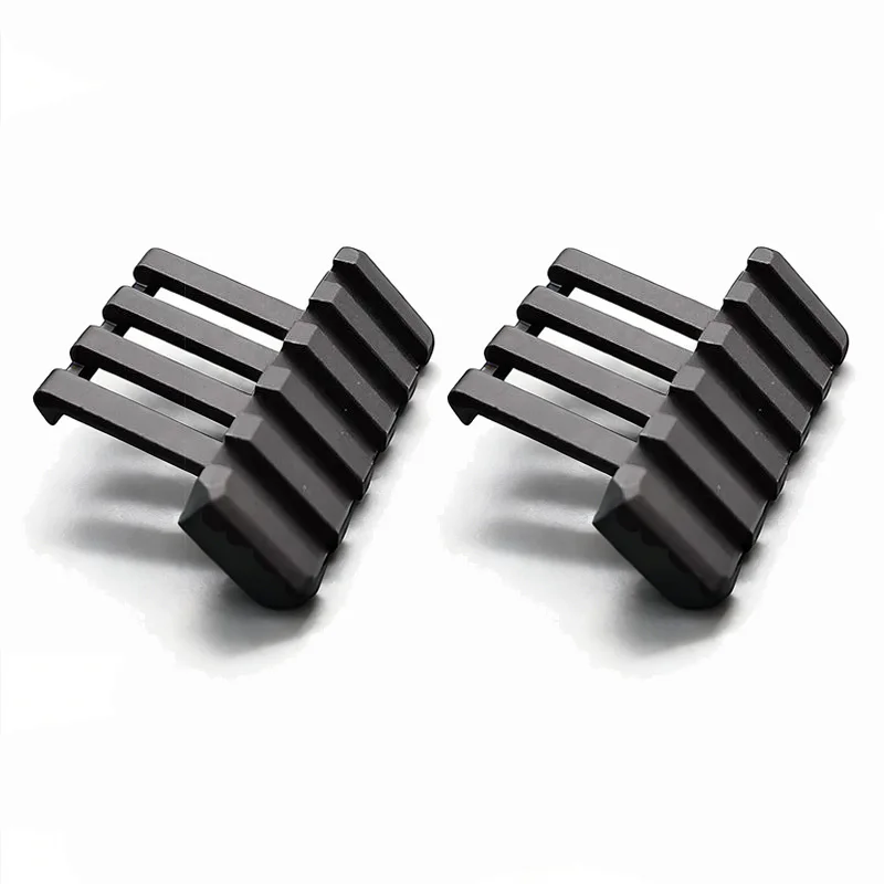 Adaptador de linterna táctica CNC con láser para riel Picatinny - imagen 4