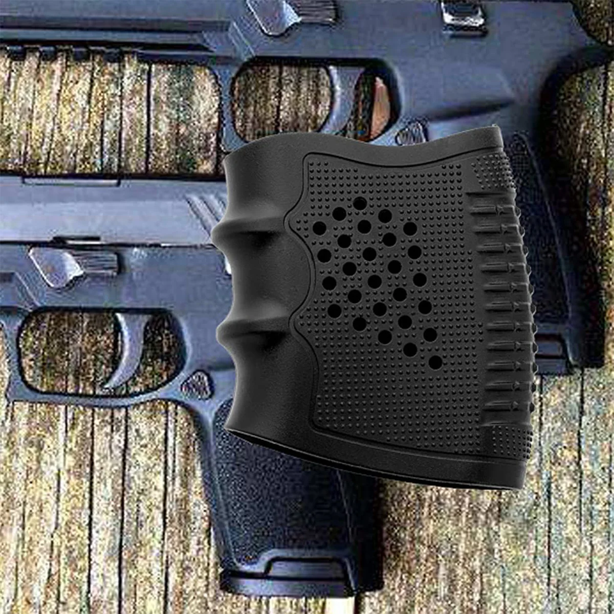 Empuñaduras tácticas antideslizantes para pistola de goma - imagen 4