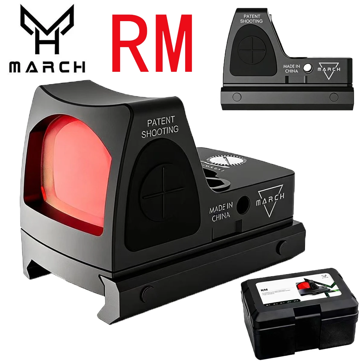 RM T-EAGLE Mira de punto rojo mini reflex para montaje Picatinny